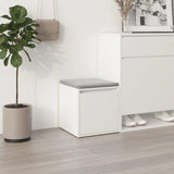 VIDAXL -Speicherbox mit Schublade 40,5 x 40 x 40 cm verarbeitetes Holz weiß
