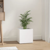 Vidaxl Planter Big 40x40x40 cm bearbetat trävitt