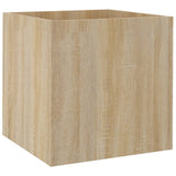 VIDAXL -Pflanzer Big 40x40x40 cm verarbeitetes Holz Sonoma Eiche