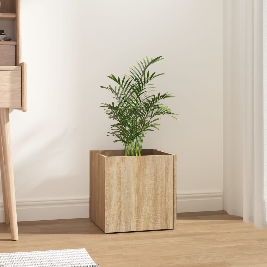 Vidaxl Planter grouss 40x4xx40 cm veraarbechte Holz Sonoma Oaka