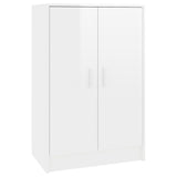 Omara za čevelj vidaxl 60x35x92 cm Chipboard High -gloss White