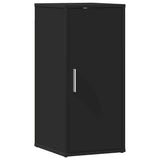 Vidaxl Schuhschrank 32x35x70 cm propertiertes Holzschwarz