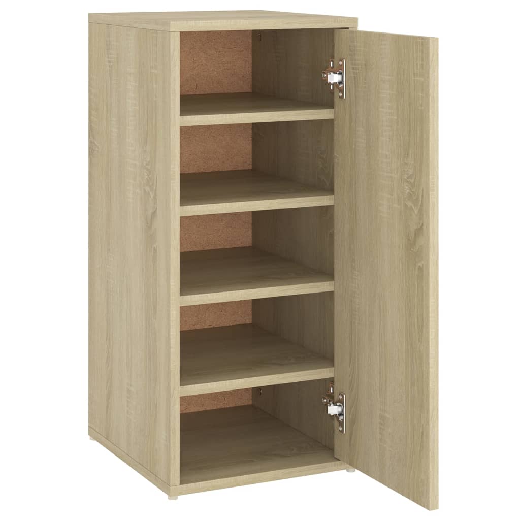 Omara za čevelj vidaxl 32x35x70 cm Chipboard Sonoma Oak obarvana