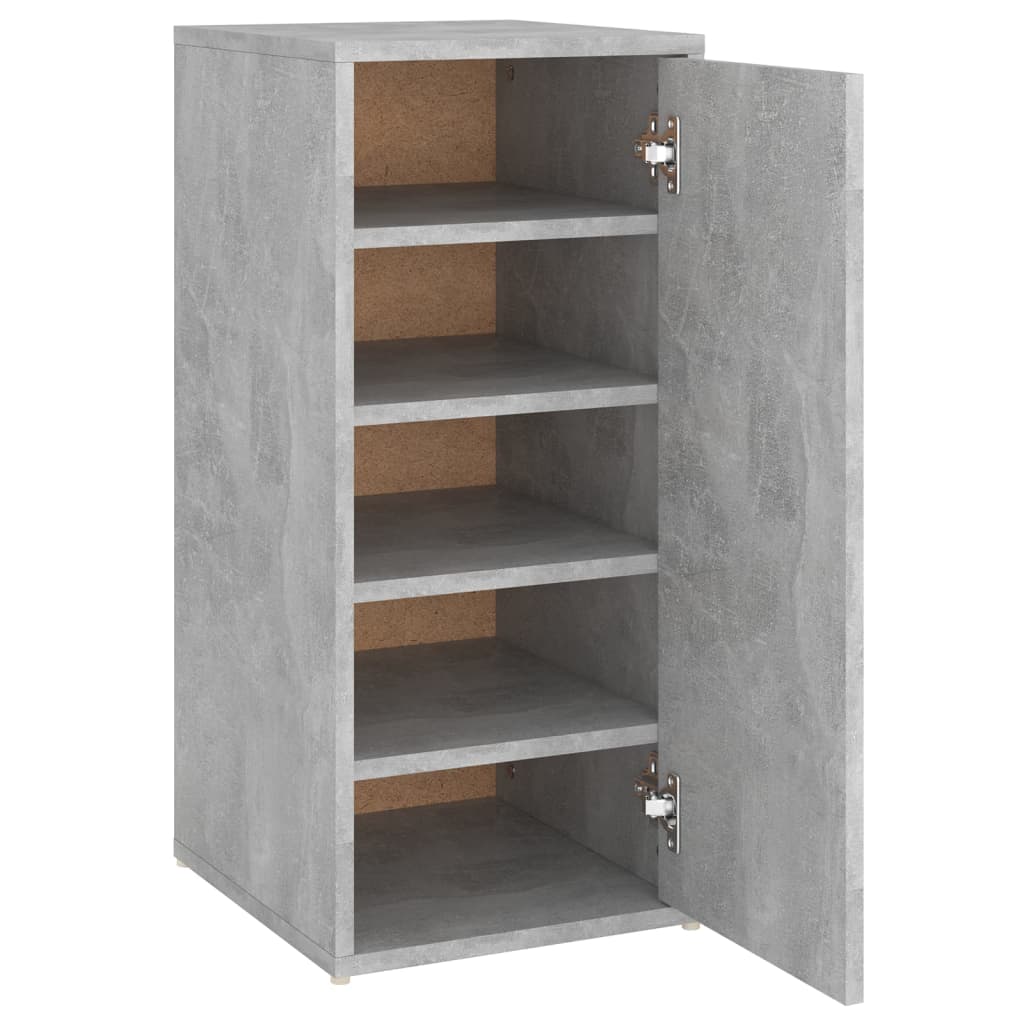 VidaXL shoe cabinet 32x35x70 cm edited wood concrete price