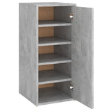 VidaXL shoe cabinet 32x35x70 cm edited wood concrete price