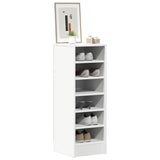 Vidaxl Schuhschrank 31,5 x 35 x 90 cm verarbeitetes Holz weiß