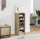 VIDAXL -Schuhschrank 31,5 x 35 x 90 cm propertiertes Holz Sonoma Eiche gefärbt