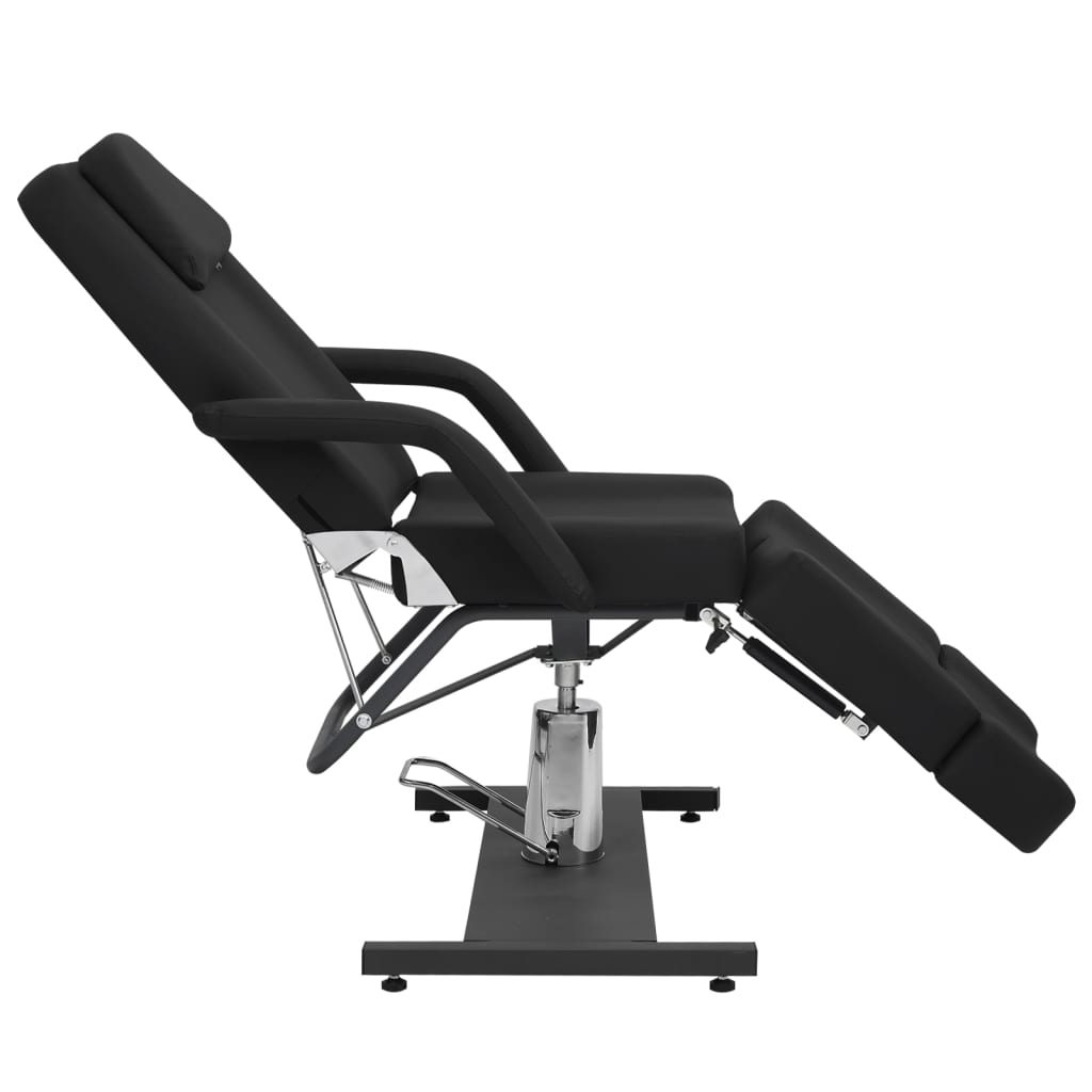 Vidaxl treatment chair 180x62x78 cm artificial leather black