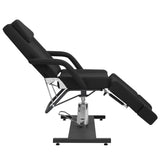 Vidaxl Treatment Chair 180x62x78 cm in pelle artificiale nera