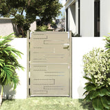 Vidaxl Garden Gate 100x150 cm nerjavno jeklo