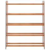 Vidaxl Shoe Rack 65x24x81 cm Behandlet trebrun