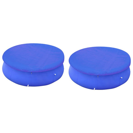 Vidaxl Swimmingpool deckt 2 PCs für 360-367 cm oberirdische Schwimmbäder ab