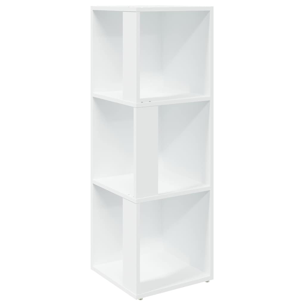 Vidaxl hoekkast 33x33x100 cm bewerkt hout wit