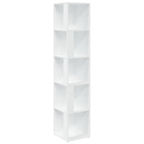 Vidaxl hoekkast 33x33x164,5 cm bewerkt hout wit