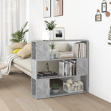 Vidaxl boekenkast kamerscherm 100x24x94 cm betongrijs