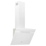 Vidaxl Wall extractor hood 60 cm steel and tempered glass white