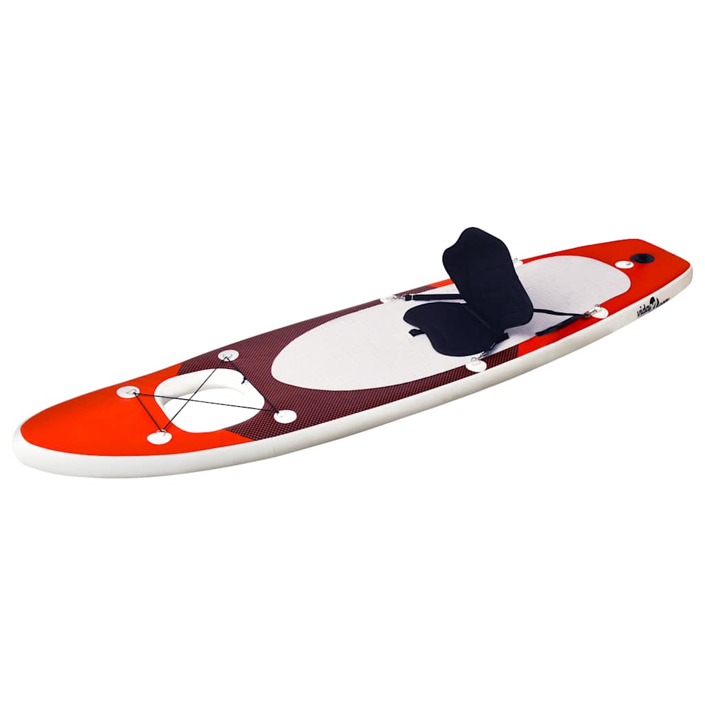 Vidaxl Stand Up Paddleboard Set gonflable 300x76x10 cm rouge