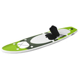 Vidaxl Stand Up Paddleboard Set gonflable 300x76x10 cm vert