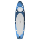 Vidaxl stand up paddleboardset opblaasbaar 360x81x10 cm zeeblauw