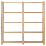 VIDAXL-LAGER RAKE 5-layer 170x28.5x170 cm Festkiefer