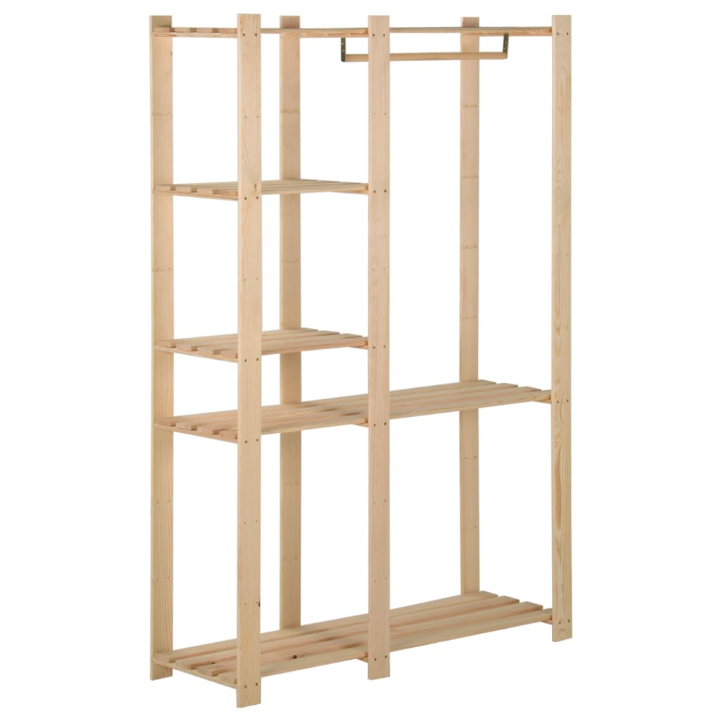 Vidaxl Kleedung Rack 110x38x170 cm zolidd Péng