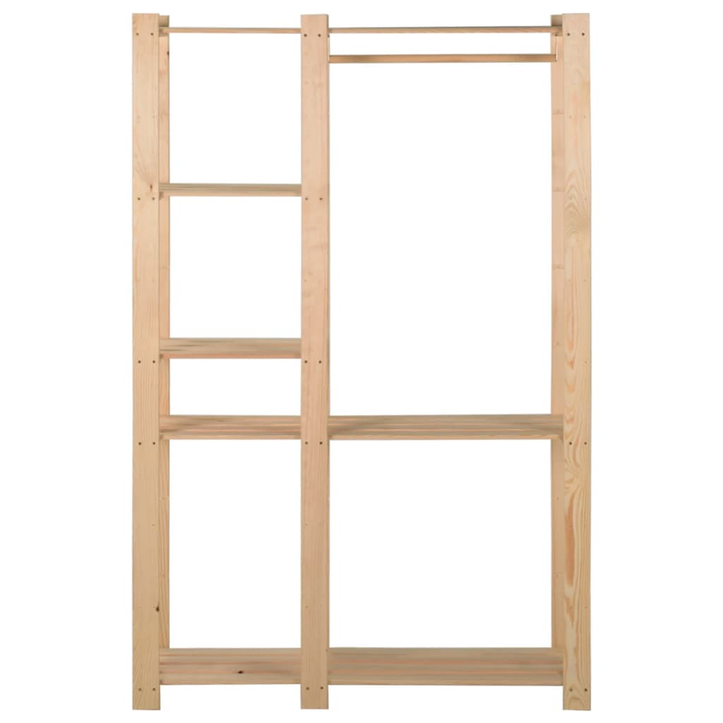 Vidaxl Kleedung Rack 110x38x170 cm zolidd Péng