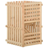 Vidaxl -Kartoffel plist 50 x 50 x 80 cm Festkiefer