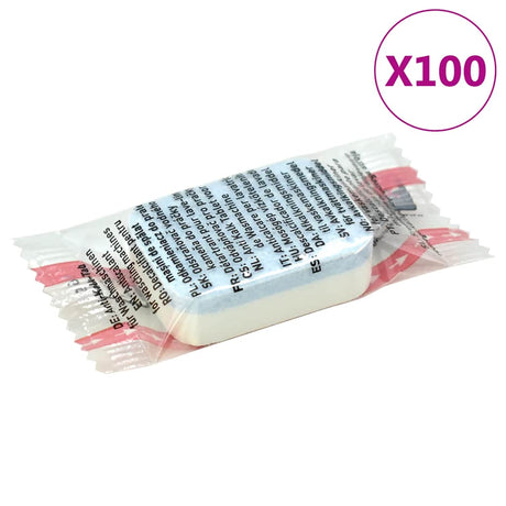 VIDAXL -Waschmaschinen -Tabletten 100 PCs verhindert Kalk und Schmutz