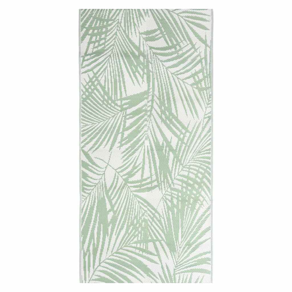 Vidaxl außerhalb des Teppichs Aakil 80x150 cm Polypropengrün