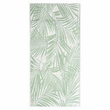 Vidaxl außerhalb des Teppichs Aakil 80x150 cm Polypropengrün