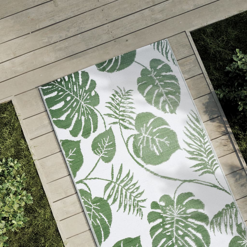 Vidaxl outside rug 80x150 cm polypropene green