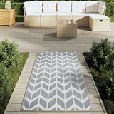 Vidaxl außerhalb des Teppichs Arakil 80x150 cm pp grau