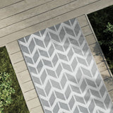 Vidaxl außerhalb des Teppichs Arakil 80x150 cm pp grau