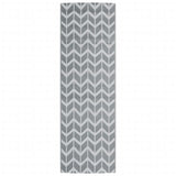 Vidaxl außerhalb des Teppichs Arakil 80x250 cm pp grau