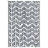 Vidaxl außerhalb des Teppichs Arakil 140x200 cm pp grau