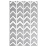 VIDAXL Outside Teppich Arakil 160 x 230 cm Polypropengrau