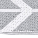 Vidaxl Außen Teppich Arakil 190x290 cm Polypropengrau