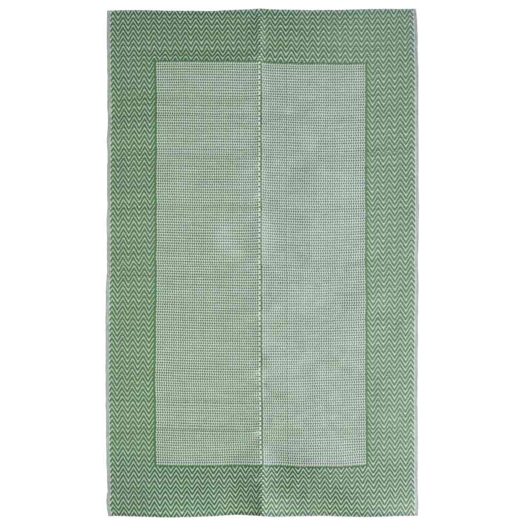 Vidaxl außerhalb des Teppichs 140x200 cm pp grün