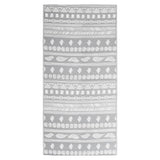 Vidaxl Extérieur Rug 80x150 cm Gray en polypropène