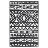 Vidaxl Outside Rug 190x290 cm Polypropene Black