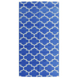 VIDAXL Outside Teppich Arakil 80x150 cm Polypropenblau