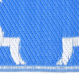 Vidaxl außerhalb des Teppichs Arakil 160x230 cm Polypropenblau