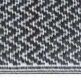 Vidaxl außerhalb des Teppichs Arakil 140x200 cm Polypropen Schwarz