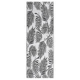 Vidaxl außerhalb des Teppichs Aakil 80x250 cm Polypropen Schwarz