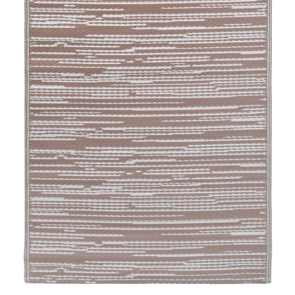 Vidaxl ausserhalb rug arakil 140x200 cm Polyprope Taupe