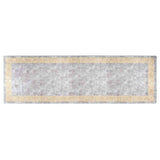Vidaxl Teppich waschbarer Anti-Rutsch 80x300 cm Grau