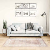 Vidaxl Teppich waschbarer Anti-Rutsch 80x150 cm Beige