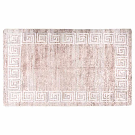Vidaxl Teppich waschbarer Anti-Rutsch 120x180 cm Beige