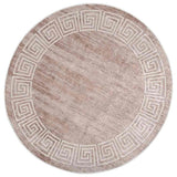 Vidaxl Teppich waschbarer Anti-Rutsch 120 cm Beige