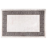 Vidaxl Teppich waschbarer Anti-Schlag 80x150 cm Licht Beige